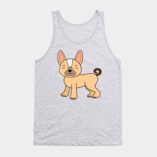 Cute and Kawaii Adorable French Bull Dog Tank Top